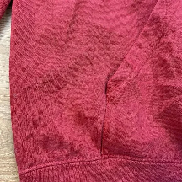 VTG Y2K NFL San Francisco 49ers Red Hoodie Sweatshirt Size Large - Picture 7 of 16